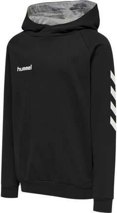 Hummel Czarna Klasyczna Bluza Z Kapturem Logo ZM6 HMP__152