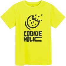 Zdjęcie Cool Club, T-shirt chłopięcy, limonkowy - Bochnia