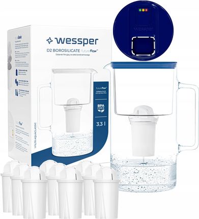Wessper Aquaclassic 3,3l Licznik Led 10X Filtr Wody WES202FFNB9FL02