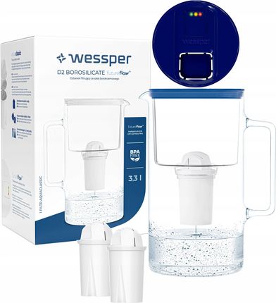 Wessper Aquaclassic 3,3l Licznik Led 3X Filtr Wody WES202FFNB2FL02