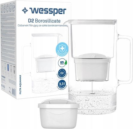 Wessper Aquamax 3,3l 2X Filtr Do Wody WES201WH+1XAF01
