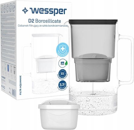 Wessper Aquamax 3,3l 2X Filtr Do Wody WES201BK+1XAF01