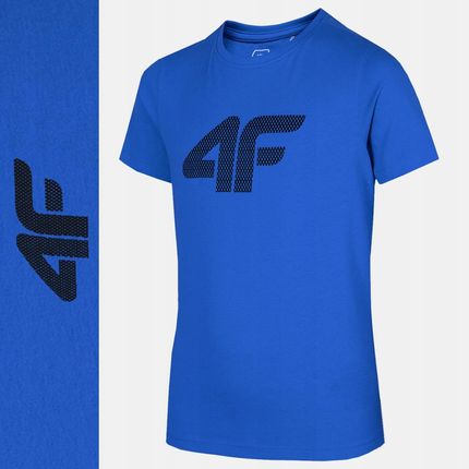 Koszulka Chłopięca 4F dziecięca T-shirt Sportowa bawełniana na co dzień 140
