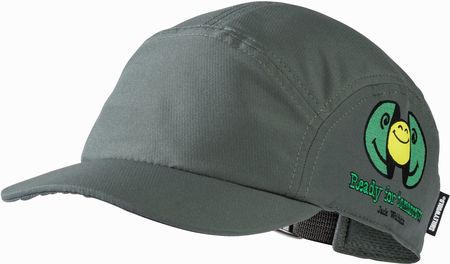 Czapka z daszkiem dla dzieci Jack Wolfskin SMILEYWORLD CAP Y slate green