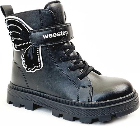 Buty zimowe dziewczęce czarne Weestep