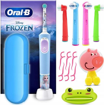 Oral-B Szczoteczka Vitality Pro 103 Frozen 4x Końcówki Etui Akcesoria 