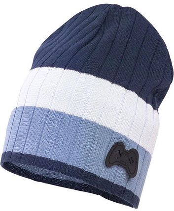 Jamiks UMA czapka dla chłopca z bawełny niebieska rozmiar: 50-52