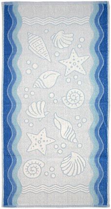 Greno Ręcznik Flora Ocean 40x60 Niebieski
