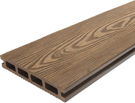 Deska Tarasowa Kompozytowa Bergdeck S140 Ciemny Teak 220 X 14 X 2,5cm 