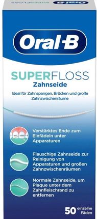 Oral-B SuperFloss do aparatów ortodontycznych