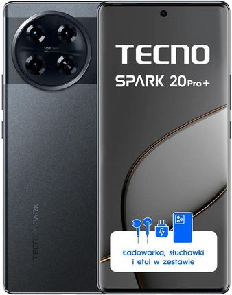 Tecno Spark 20 Pro+ 8/256GB Czarny