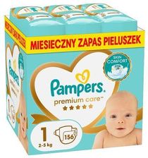 Pampers Premium Care rozmiar 1 156 szt.