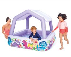 Zdjęcie Intex  Basen Dziecięcy Dmuchany Z Daszkiem 157X157X122Cm - Kętrzyn