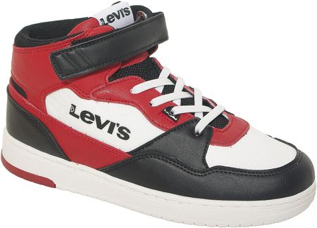 Levis BLOCK sneakers black red VIRV0012T