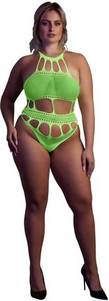 Body with Grecian Neckline - Neon Green - XL/XXXXL 36-OU832GLOOSX