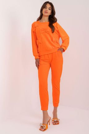 Spodnie Komplet Model DHJ-KMPL-8850.68 Fluo Orange - Italy Moda