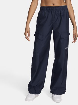 Damskie bojówki z tkaniny Nike Sportswear - Niebieski