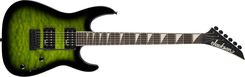 Jackson Dinky JS20 DKQ 2PT Amaranth Fingerboard Transparent Green Burst