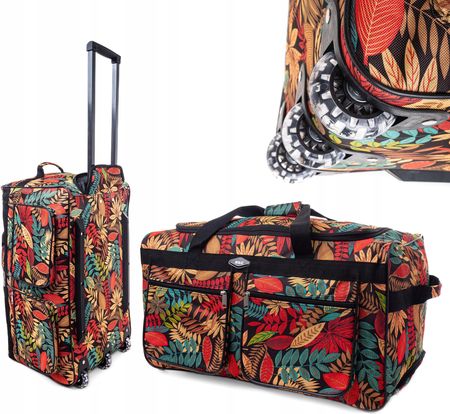 Duża Torba Podróżna 3x Kółka Bagaż walizka 150L