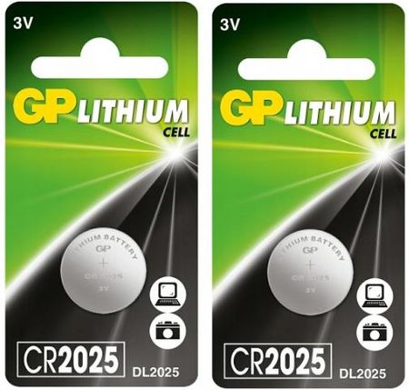 Gp 2X Litowa Cr2025 3V Limno2 Guzikowa 160 (4891199003714)