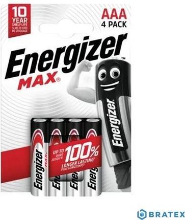 Energizer 4X Alkaliczna Max Lr3 / Aaa Blister (EN222)