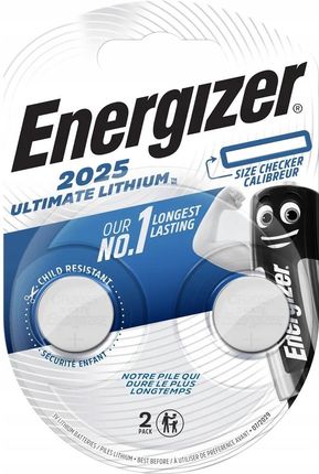 Energizer Litowa Mini Ultimate Lithium Cr2025 2 Szt. (39024)