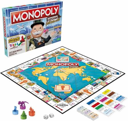 Hasbro Monopoly Podróż Dookoła Świata wersja czeska F4007