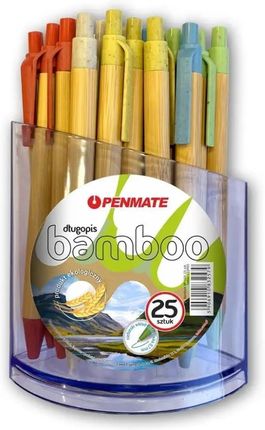 Penmate Długopis Bamboo Bp-104 Mix 25Szt.