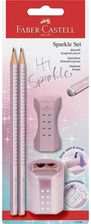 Zdjęcie Faber Castell Ołowek 2Szt+Gumka+Temperówka Sparkle Cosmic Róż - Łaszczów