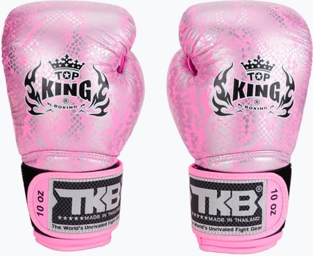 Rękawice Bokserskie Top King Muay Thai Super Star Air Pink/Silver