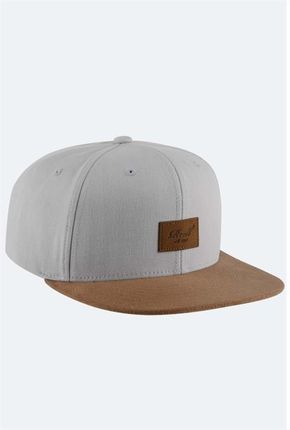czapka z daszkiem REELL - Suede Cap Ash Herringbone (145) rozmiar: one size