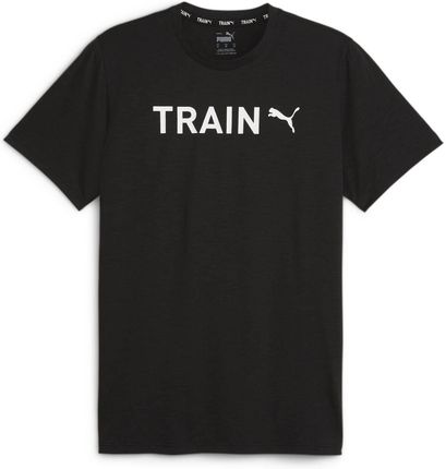 Koszulka męska Puma GRAPHIC TRAIN czarna 52428956