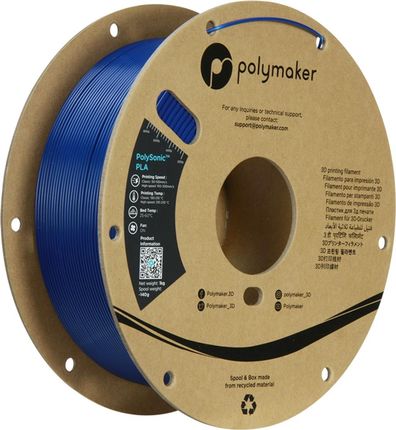 Polymaker Filament Polymaker Polysonic High Speed Pla 175Mm 1Kg Blue