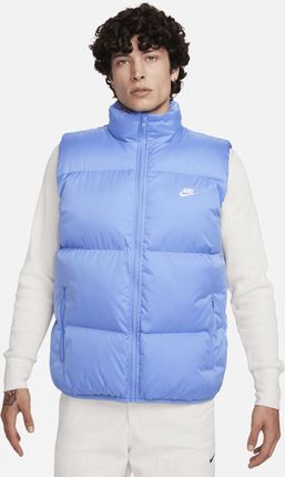 Męski wodoodporny bezrękawnik puchowy Nike Sportswear Club PrimaLoft® - Niebieski