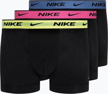 Bokserki męskie Nike Everyday Cotton Stretch Trunk 3 pary black/blue/fuchsia/orange | WYSYŁKA W 24H | 30 DNI NA ZWROT