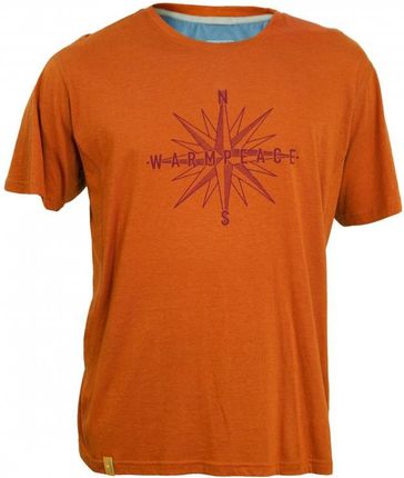 T-shirt Warmpeace SWINTON Caldera pomarańczowy - M