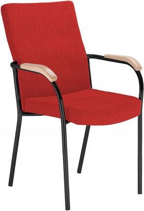 Nowy Styl Krzesło Konferencyjne Loco-Bl Czerwone