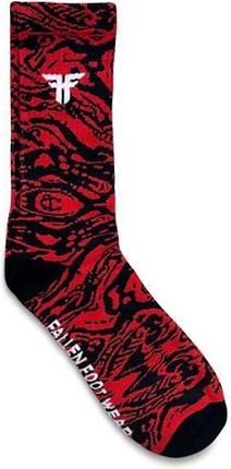 skarpetki FALLEN - Trademark Sock Red Black (RED-BLACK) rozmiar: OS