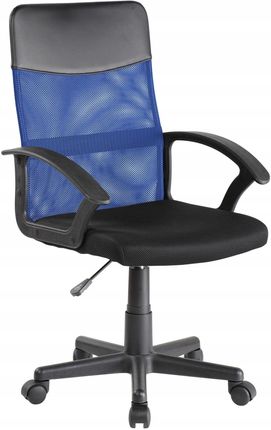 Furnitex Fotel Biurowy Qzy-68 Niebiesko/Czarny Obrotowy