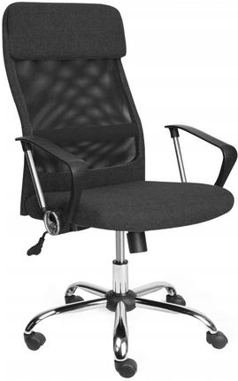 Furnitex Krzesło Obrotowe Z Membrany Kolor Czarny