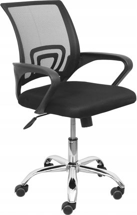Fotel Obrotowy Rene Tkanina Czarny Krzesło Biurowe Pracownicze Młodzieżowe
