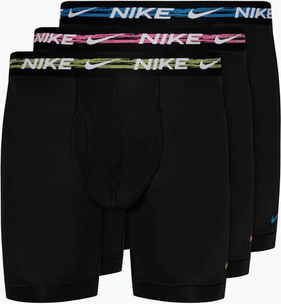 Bokserki męskie Nike Dri-FIT Ultra-Stretch Micro Brief 3 pary laser fuchsia/court blue/black | WYSYŁKA W 24H | 30 DNI NA ZWROT