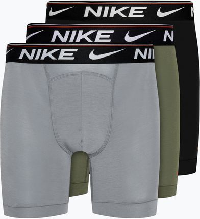 Bokserki męskie Nike Dri-FIT Ultra Comfort Brief 3 pary cool grey/medium olive/black | WYSYŁKA W 24H | 30 DNI NA ZWROT