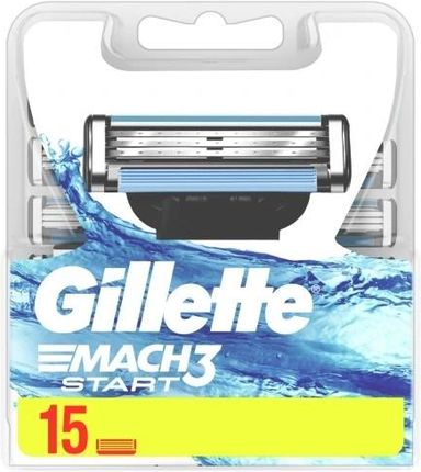 Gillette Mach3 Start Ostrza wkłady 15 sztuk