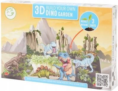 Kreatywny zestaw dla dzieci do zbudowania własnego rezerwatu z dinozaurami, z rzeżuchą do wysiewu, zbuduj własny ogród dinozaurów 3D
