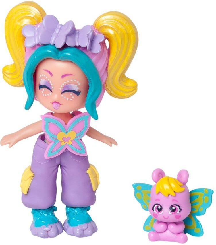 Bambola Collezionabile KOOKYLOOS Serie Pet Party – Sophie Con Farfalla E Accessori, 3 Facce Intercambiabili, Per Bambini E Bambine Dai 3 Anni - 2