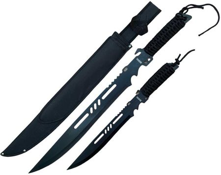 Zestaw 2 Mieczy Katana Ninja Treningowych Z Pochwą 68 Cm D103