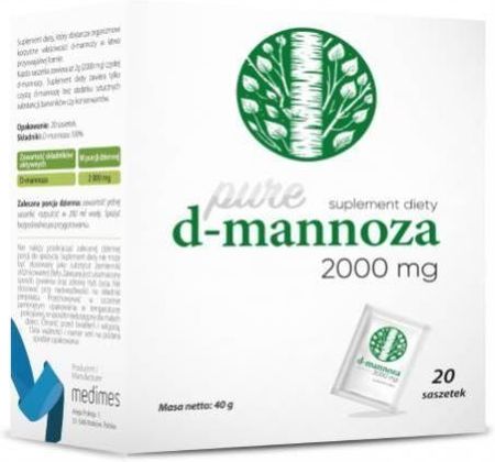 D-Mannoza 2000Mg 20 Saszetek