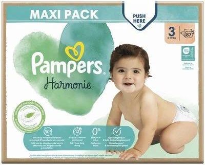 Pampers Harmonie Baby rozmiar 3, 6-10 kg 87 szt.