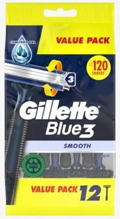 Gillette Blue 3 Smooth Maszynki 12 szt.